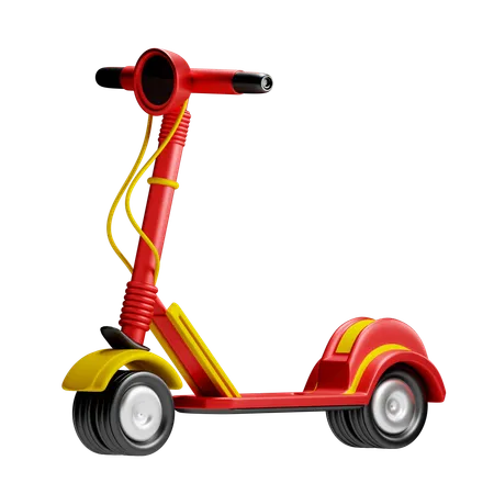 Electric Scooter  3D Icon