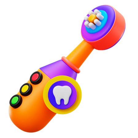 Electric Toothbrush  3D Icon