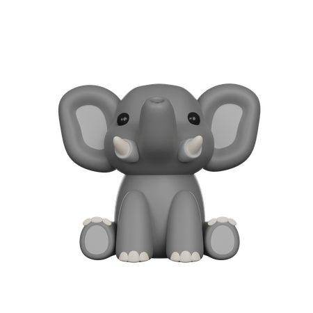 Elefante  3D Icon