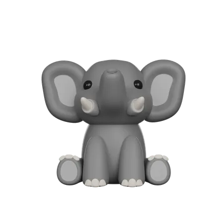 Elefante  3D Icon