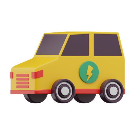 Elektroauto  3D Icon