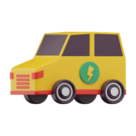 Elektroauto  3D Icon