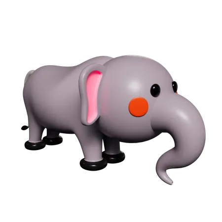 Elephant  3D Icon