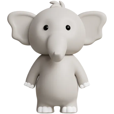 Elephant  3D Icon