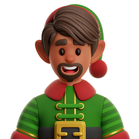 ELF MAN  3D Icon