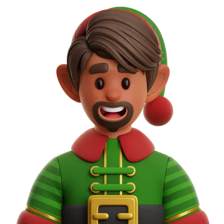 ELF MAN  3D Icon