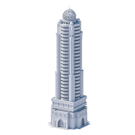 Emaar Building - Dubai  3D Icon