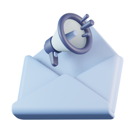 Publicité par e-mail  3D Icon