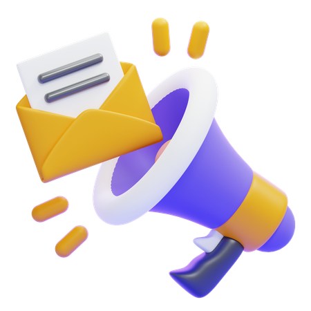 Publicité par e-mail  3D Icon