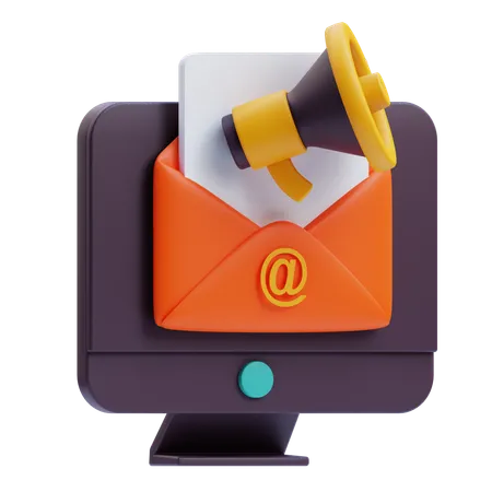 Publicité par e-mail  3D Icon