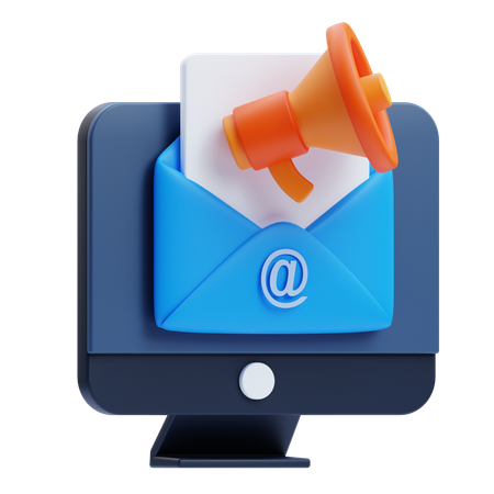 Publicité par e-mail  3D Icon