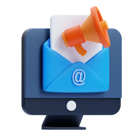 Publicité par e-mail  3D Icon