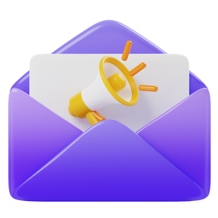 Publicité par e-mail  3D Icon