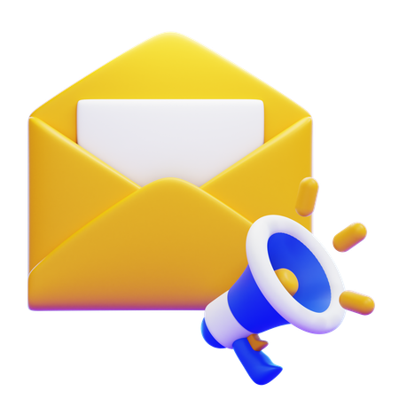 Publicité par e-mail  3D Icon