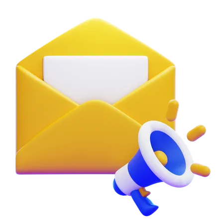 Publicité par e-mail  3D Icon