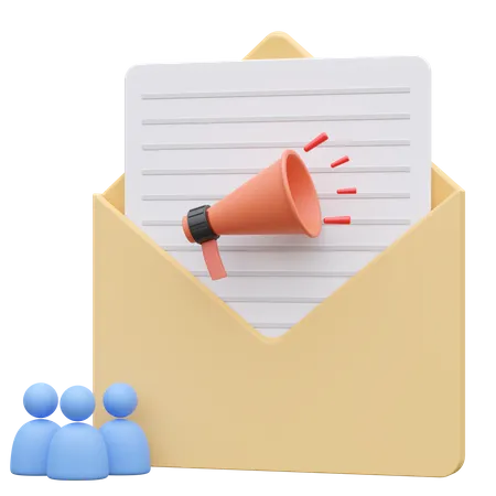 Email Marketing  3D Icon