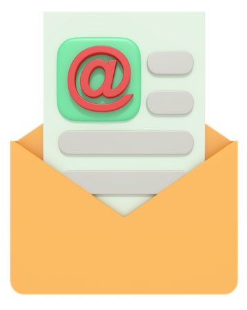 Email Marketing  3D Icon