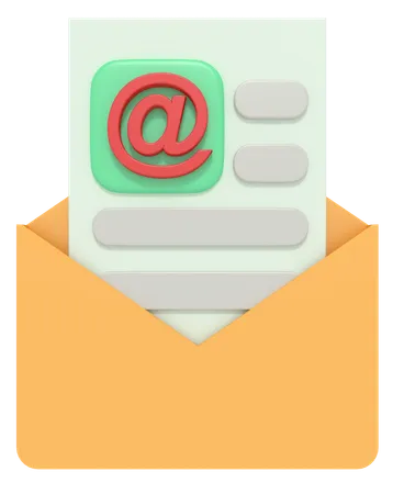 Email Marketing  3D Icon