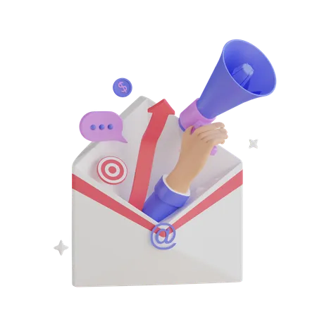 Email Marketing  3D Icon