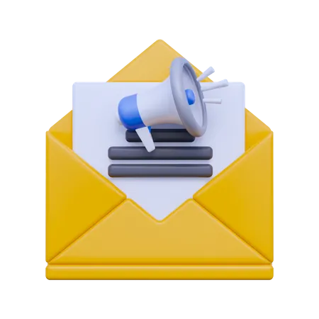 Email Marketing  3D Icon