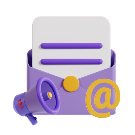 Email Marketing  3D Icon