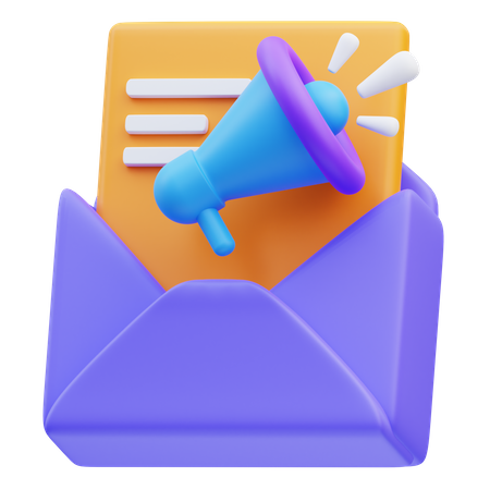 Email Marketing  3D Icon