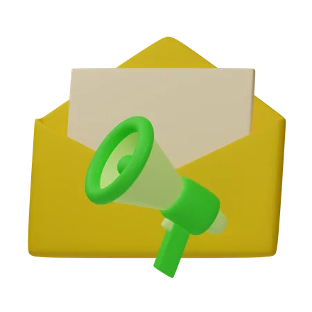 Email Marketing  3D Icon