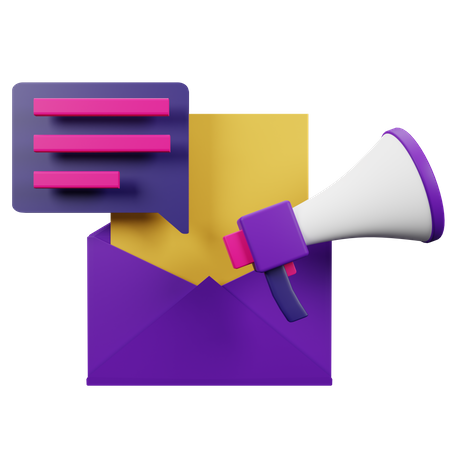 Email Marketing  3D Icon