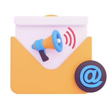 Email Marketing  3D Icon