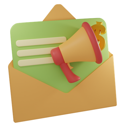 Email Marketing  3D Icon