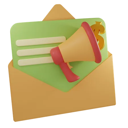 Email Marketing  3D Icon