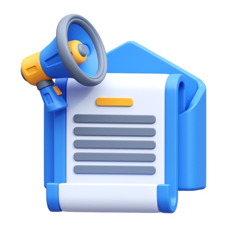 Email Marketing  3D Icon