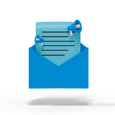 Email Marketing  3D Illustration