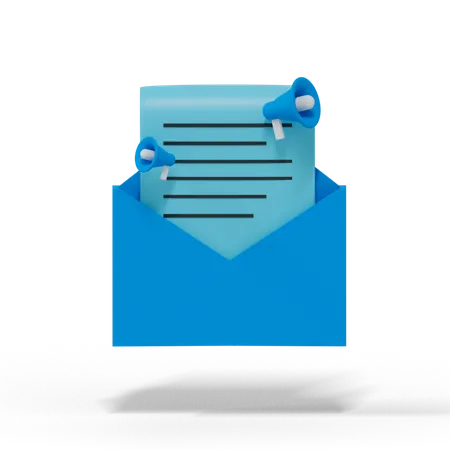 Email Marketing  3D Illustration