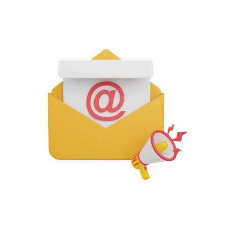 Email Marketing  3D Illustration