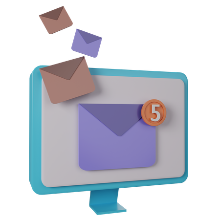 Email Marketing  3D Illustration