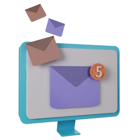 Email Marketing  3D Illustration