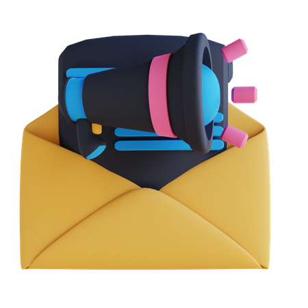 Email Marketing  3D Illustration