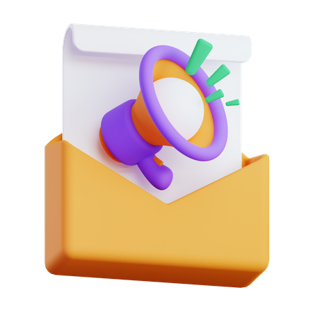 Publicité par e-mail  3D Icon