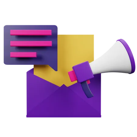 Publicité par e-mail  3D Icon