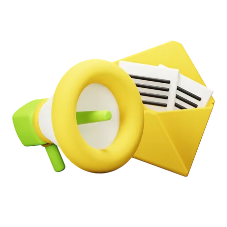 Publicité par e-mail  3D Icon