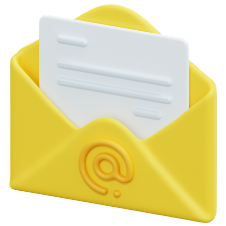 Publicité par e-mail  3D Icon