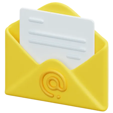 Publicité par e-mail  3D Icon