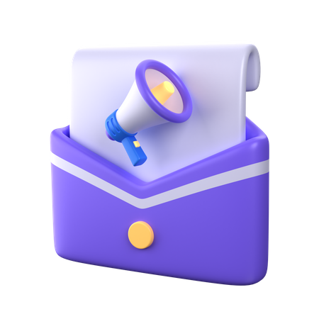 Publicité par e-mail  3D Icon