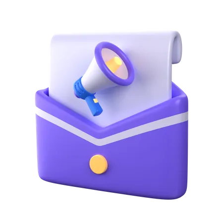 Publicité par e-mail  3D Icon