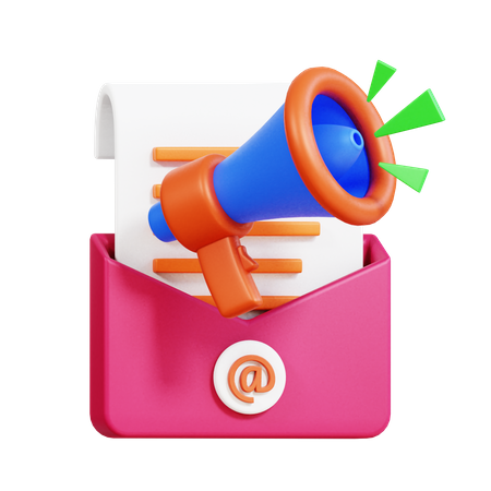 Publicité par e-mail  3D Icon