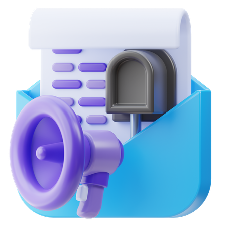 Publicité par e-mail  3D Icon