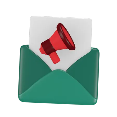 Publicité par e-mail  3D Icon