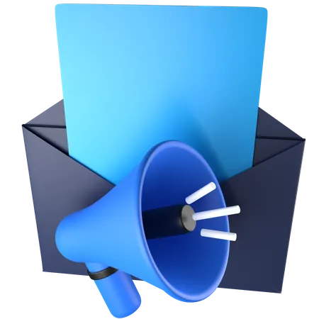 Publicité par e-mail  3D Icon