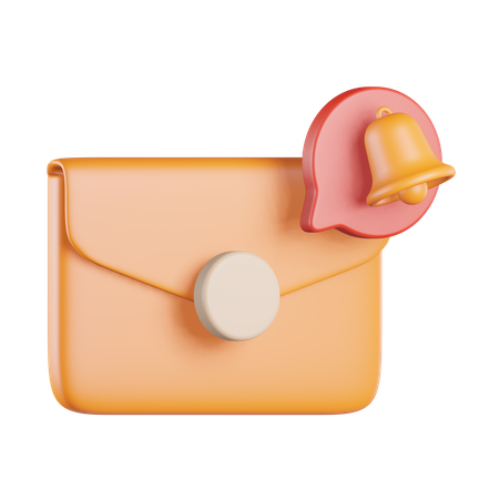 Email Notification Alert  3D Icon